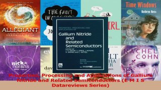 PDF Download  Properties Processing and Applications of Gallium Nitride and Related Semiconductors E M PDF Full Ebook
