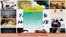 PDF Download  ACSM 6e Exercise Guidelines 3e Physical Fitness  8e Exercise Testing Package Download Online