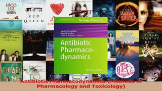 PDF Download  Antibiotic Pharmacodynamics Methods in Pharmacology and Toxicology Read Online