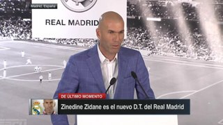 Oficial: Zinedine Zidane Nuevo entrenador del Real Madrid | 2016
