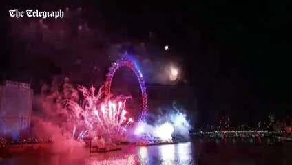 London's NYE 2016 fireworks display