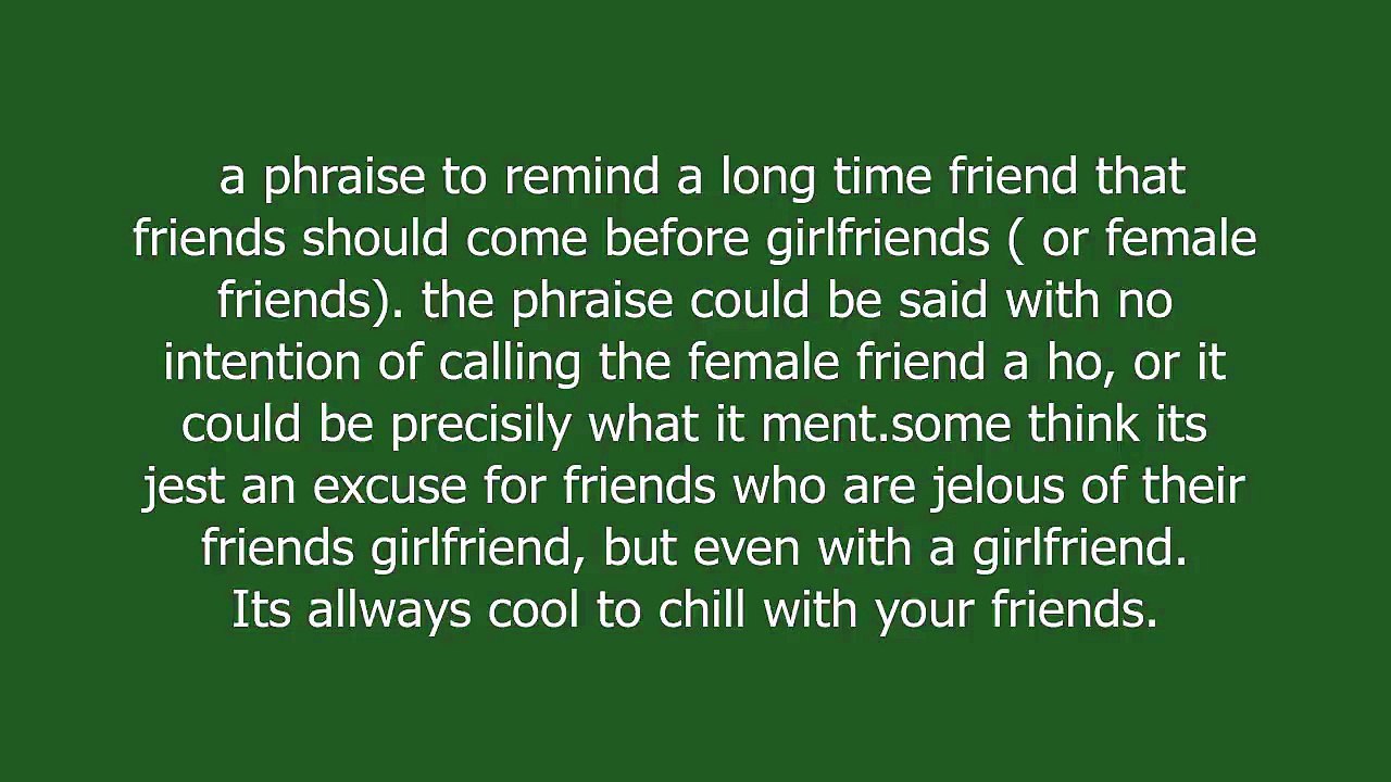 bros before hos meaning and pronunciation