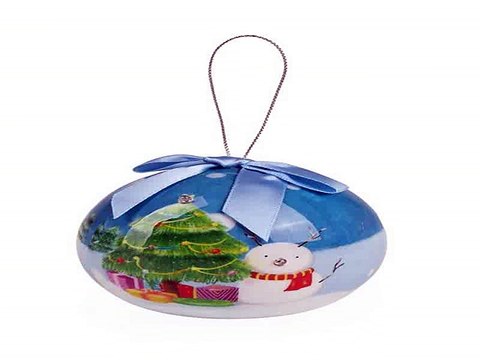 Наконец-то!Купил подарок на все случаи жизни - Шар елочный светящийся Елочка со снеговиком в г. Краснодар