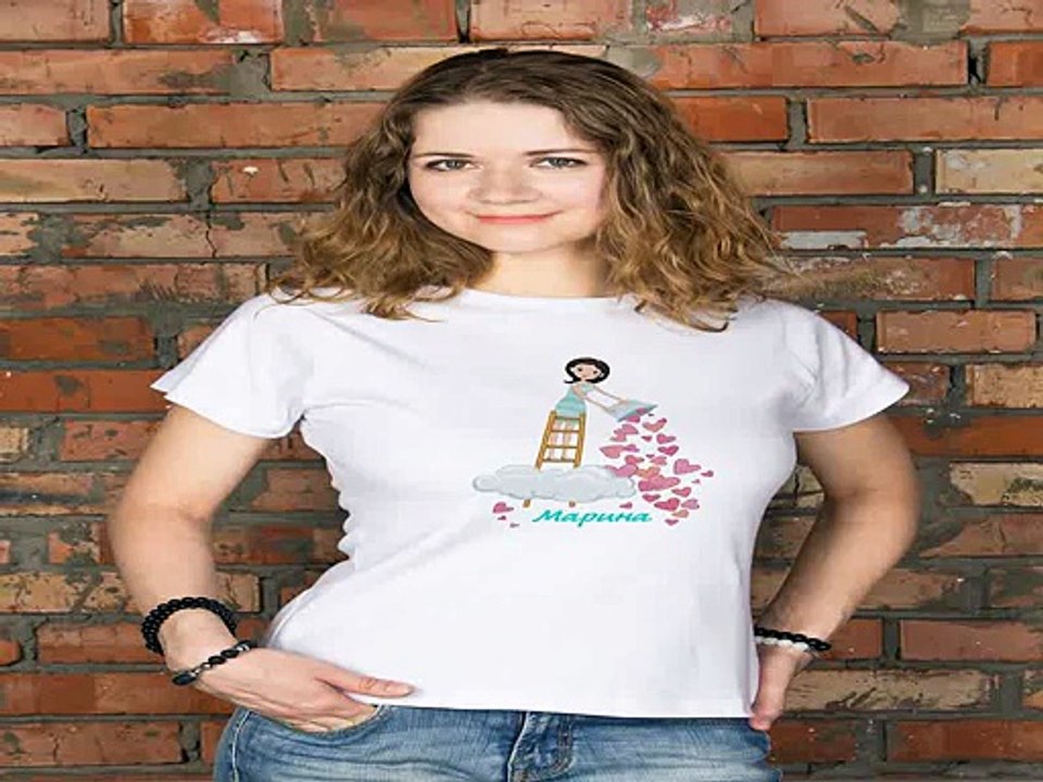 Четкий подарок на именины - Футболка женская с вашим текстом Воздушная любовь в г. Пенза