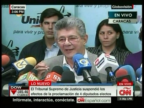 Henry Ramos Allup denunció que jefe de seguridad de Cabello le impidió acceso a edificio administrativo de la AN