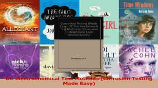 PDF Download  DC Electrochemical Test Methods Corrosion Testing Made Easy PDF Full Ebook