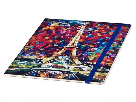 Приличный подарок на именины - Записная книжка Яркий Париж в г. Саратов