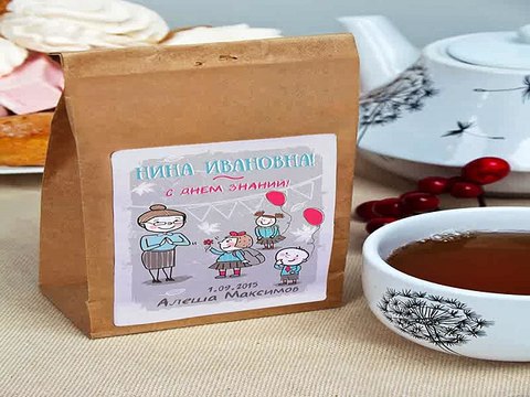 Купил отличный подарок на именины - Чай с Вашим именем Любовь к знаниям в г. Ульяновск