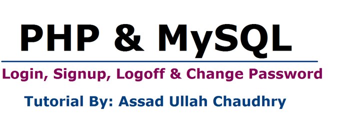 PHP5 & MySQL Login, Signup, Logoff and Change Password Part 8/9
