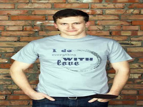 Популярный подарок на все случаи жизни - Футболка мужская с вашим текстом With love в г. Набережные Челны