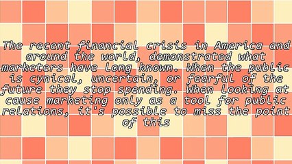 Why Do Companies Use "Cause Marketing?"