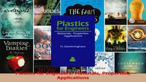 PDF Download  Plastics for Engineers Materials Properties Applications Download Online
