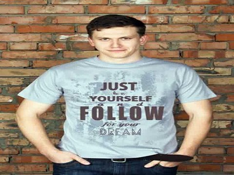 Ура! Долго искал подарок на именины - Футболка мужская с вашим текстом Just be в г. Владивосток