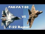 Russian Sukhoi T-50 jet challenges US Raptor stealth fighter