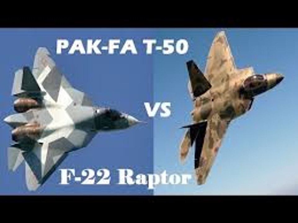 Russian Sukhoi T-50 jet challenges US Raptor stealth fighter