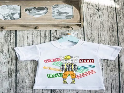 Вот это ВЕЩЬ! подарок на именины - Футболка детская с вашим текстом Стильный котик в г. Набережные Челны