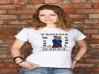 Четкий подарок на все случаи жизни - Футболка женская с вашим текстом Too cool for school в г. Брянск