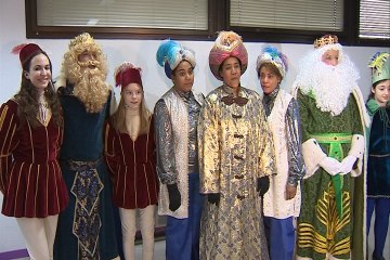 Un barrio de Madrid estrena 'reina maga' Baltasar