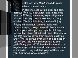 Best Yoga Mat: Yoga is good for Men - Learn 7 Reasons why Men should do it