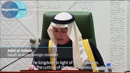 Saudi Arabia cuts diplomatic ties with Iran