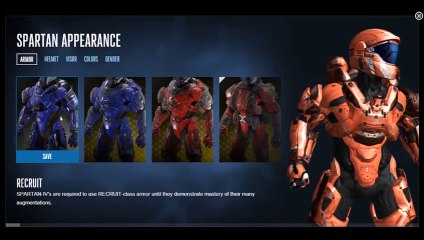 Halo 5 Customization - Armor - Recruit