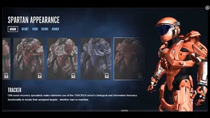 Halo 5 Customization - Armor - Tracker