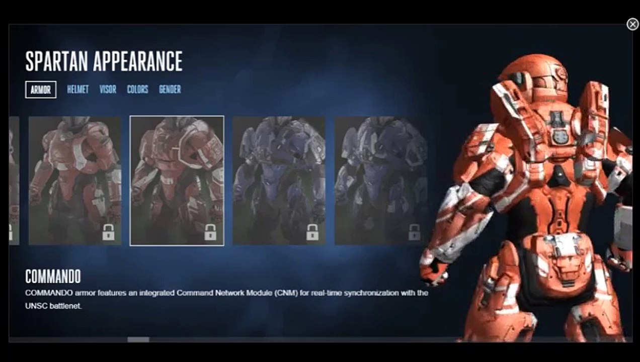 Halo 5 Customization - Armor - Commando