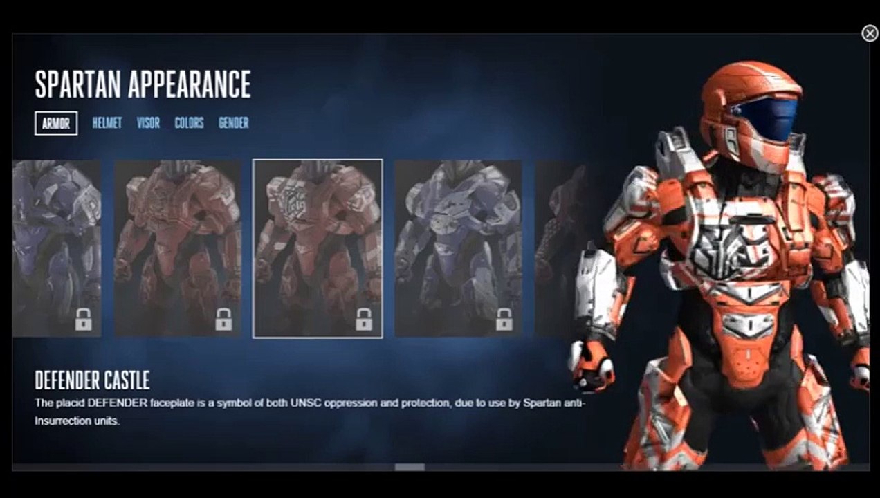 Halo 5 Customization - Armor - Defender Castle