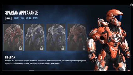 Halo 5 Customization - Armor - Enforcer