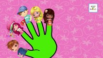 STRAWBERRY SHORTCAKE Finger Family Cartoon Animation Nursery Rhymes For Children Babies