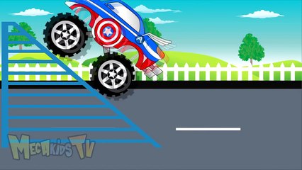 Truck Compilation 2 - Monster Trucks For Children - Mega Kids Tv