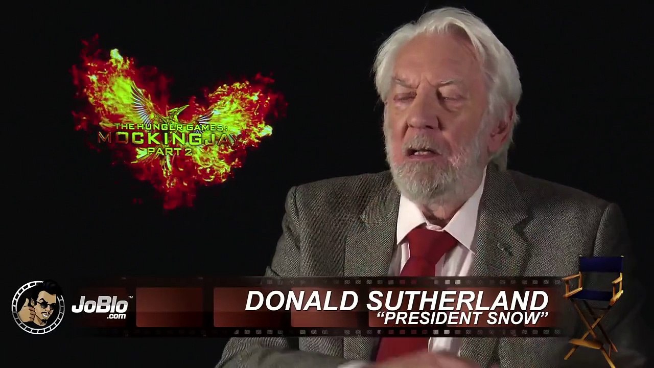 Donald Sutherland Exclusive INTERVIEW Hunger Games: Mockingjay Part 2 (2015)