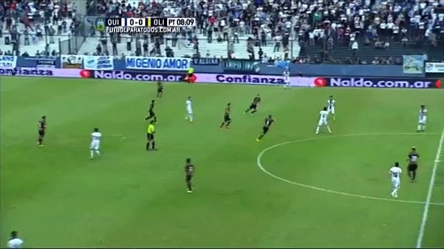 Lo perdió Amoroso. Quilmes 0 - Olimpo 0. Liguilla Pre Sudamericana 2015. FPT.