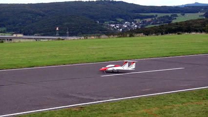 JSM XCALIBUR RC TRAINER SPORT TURBINE JET FLIGHT DEMO / Jetpower Messe 2015