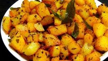 Aloo Fry Recipe-Simple Potato Fry for Lunch box-Easy and Quick Potato Recipe-Indian Potato