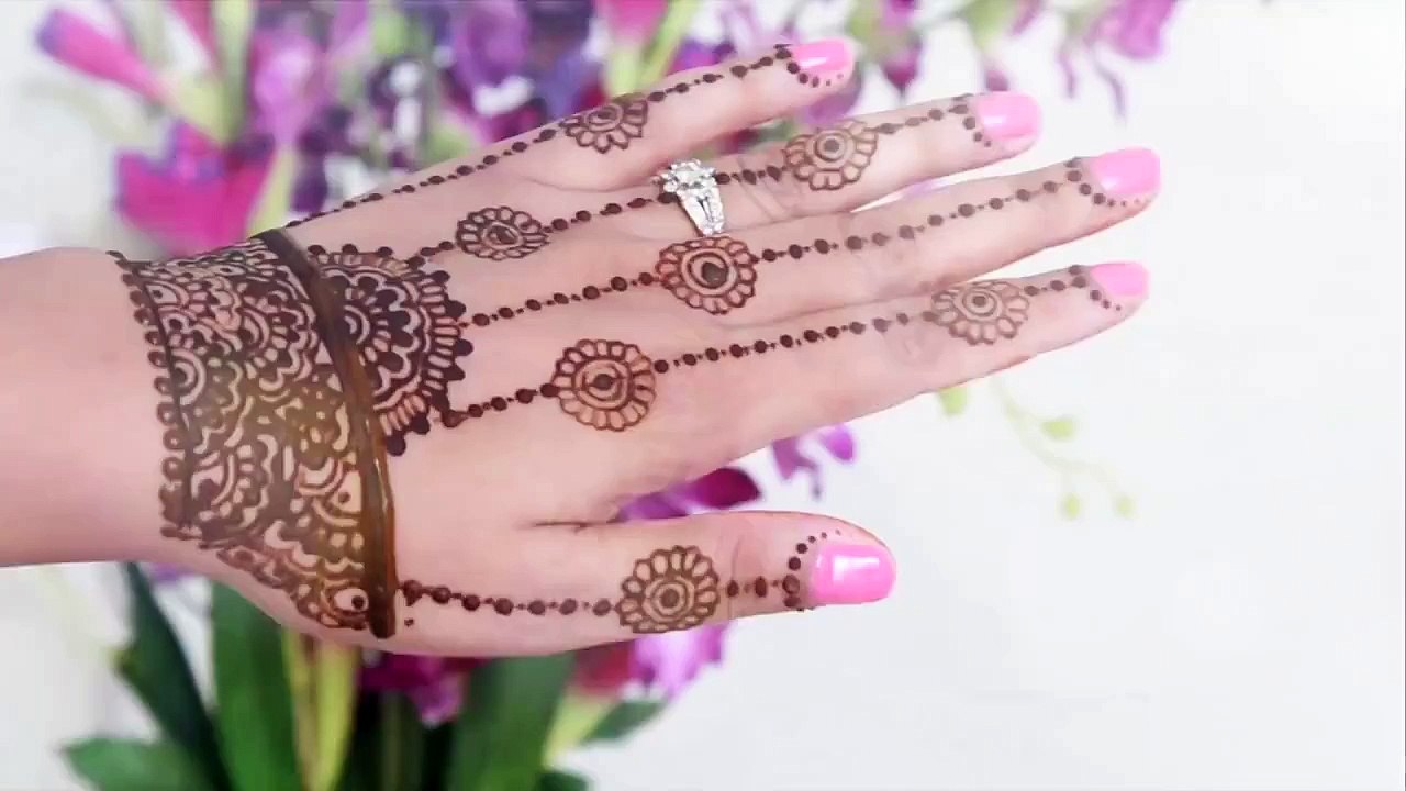 Learn Traditional Henna Design For Karwachauth | Step By Step Tutorial