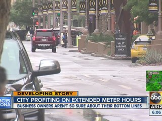 City profiting on extended meter hours