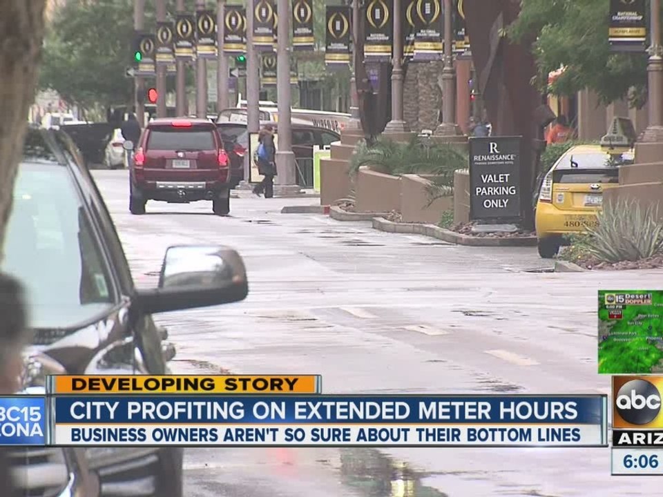 City profiting on extended meter hours