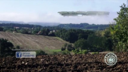 GIANT UFO MOTHERSHIP CAPTURED OVER A VILLAGE IN FRANCE !!! 2013