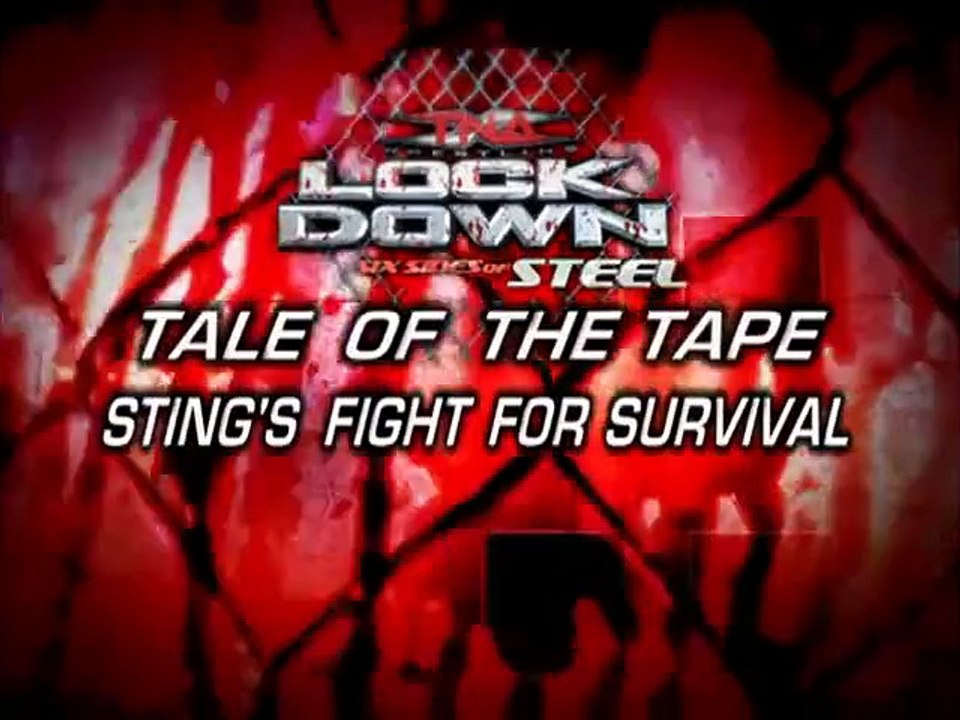Sting vs Mick Foley Tna steel cage match 2nd January 2016