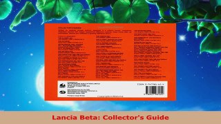PDF Download  Lancia Beta Collectors Guide Download Full Ebook