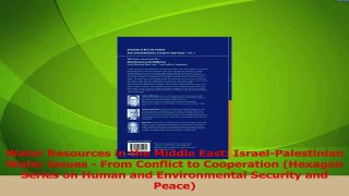 Read  Water Resources in the Middle East IsraelPalestinian Water Issues  From Conflict to Ebook Free