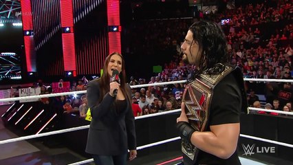 WWE Raw: Roman Reigns doesn t back down to the McMahon family - January 4, 2016