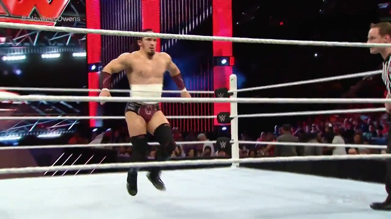 WWE Raw: Neville vs. Kevin Owens - January 4, 2016