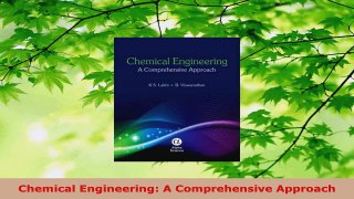 Download  Chemical Engineering A Comprehensive Approach Ebook Free