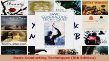 PDF Download  Basic Conducting Techniques 5th Edition PDF Online