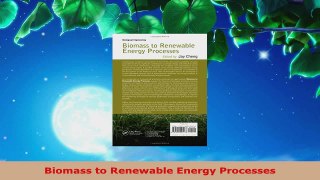PDF Download  Biomass to Renewable Energy Processes PDF Online