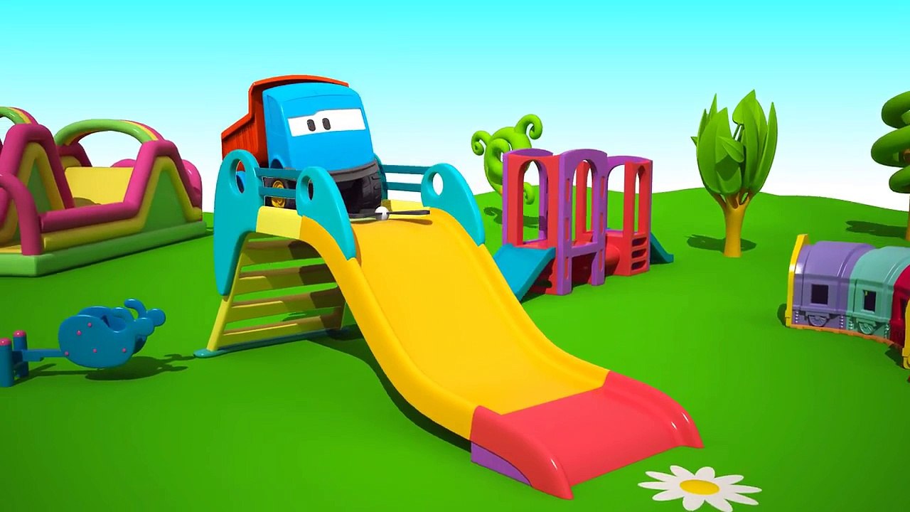 Leo der neugierige Lastwagen und das Flugzeug mit Propeller! Kindercartoon