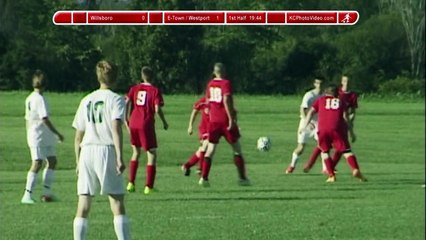 Boys Soccer - Willsboro Warriors vs E-Town - Westport Griffins 09-11-14 - Score Bug - 1st Half