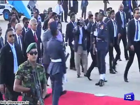 PM Nawaz Sharif Arrives in Sri Lanka for 3-day Official Visit